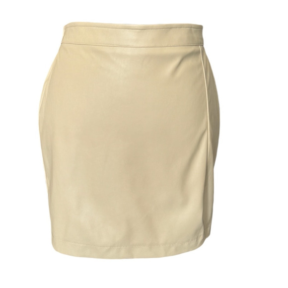 * New ~ BP. NORDSTROM ~  Faux Leather Mini Skirt With Side Slit Size M - Picture 1 of 5
